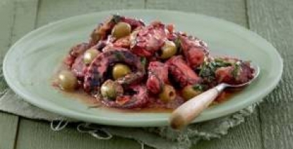 Octopus with fennel and olives