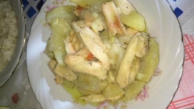 cabbage with potatoes